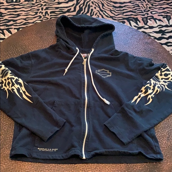 Harley-Davidson Tops - Harley Davidson zip up hoodie!!